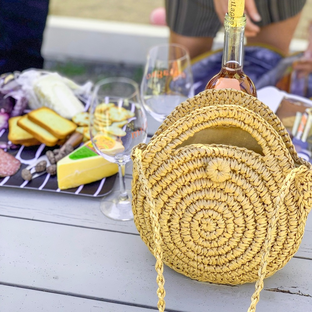 Mesh cross body bag